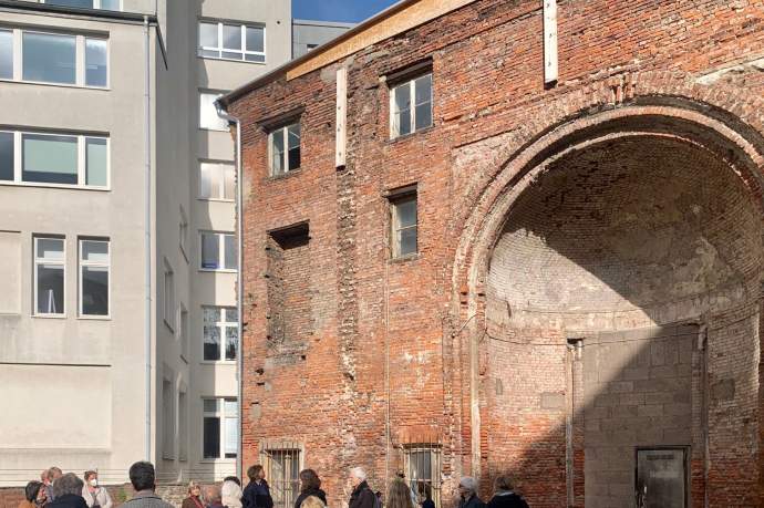 Besichtigung j&uuml;discher Tempel Poolstra&szlig;e