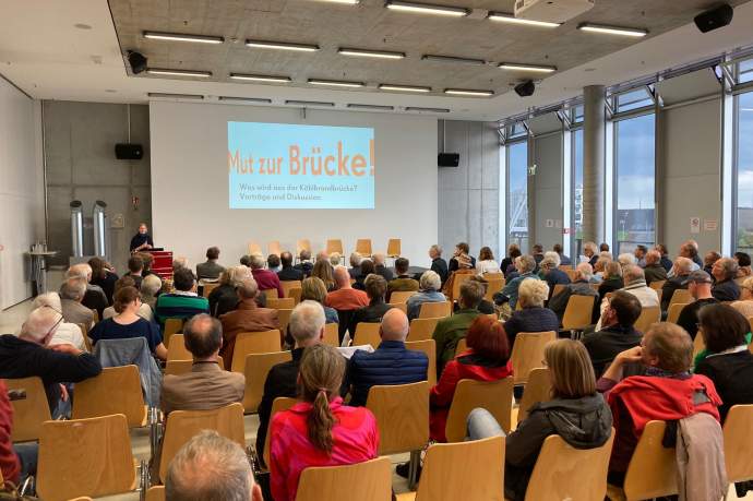 Vortr&auml;ge und Diskussion: Mut zur Br&uuml;cke II &ndash; Was wird aus der K&ouml;hlbrandbr&uuml;cke?