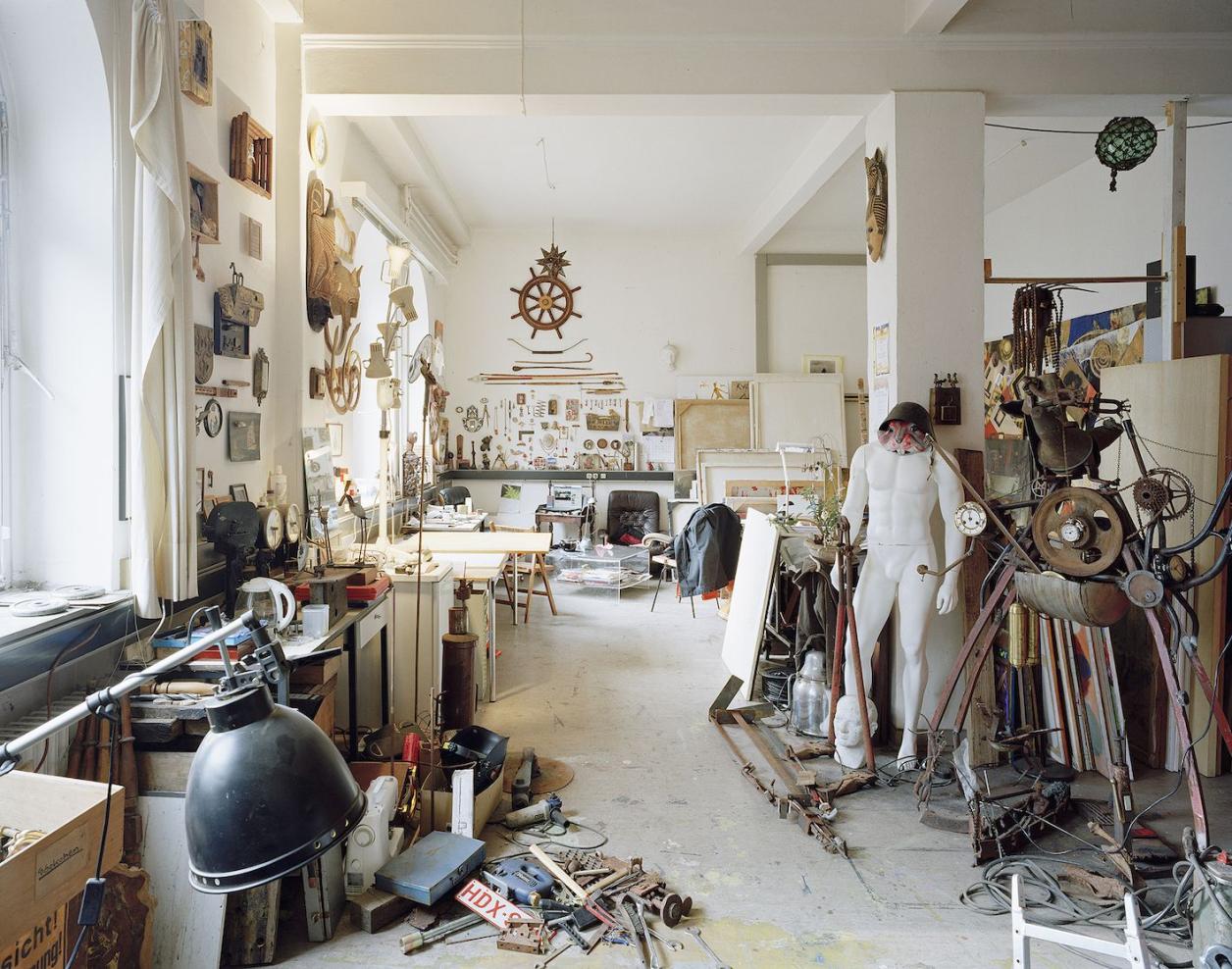 K&uuml;nstleratelier vor Sanierung, Foto: Fotografie Dorfm&uuml;ller Klier
