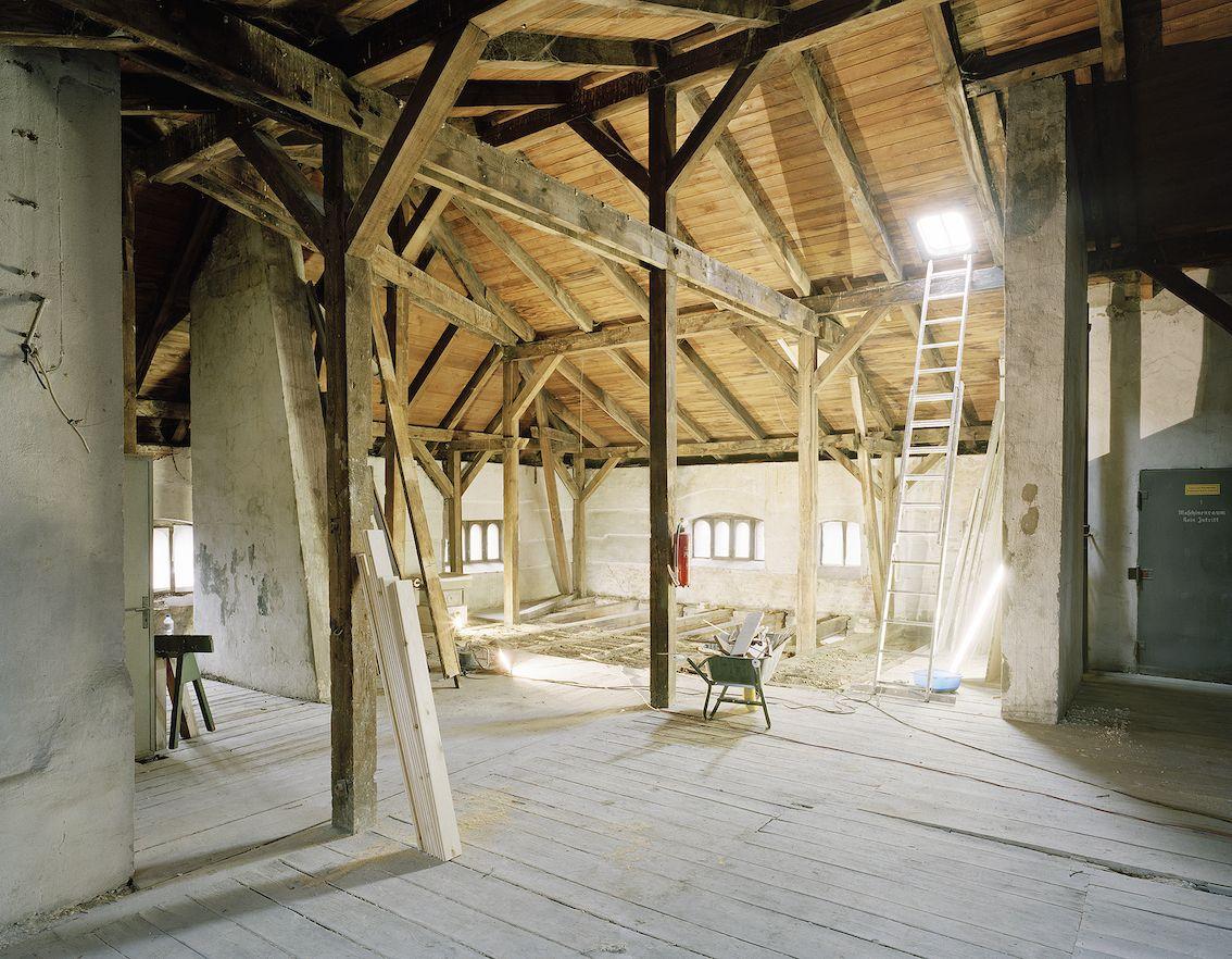 Dachboden Ost vor Sanierung und Ausbau, Foto: Fotografie Dorfm&uuml;ller Klier