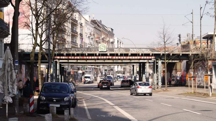Sternschanze: Zweite Br&uuml;cke wird abgerissen