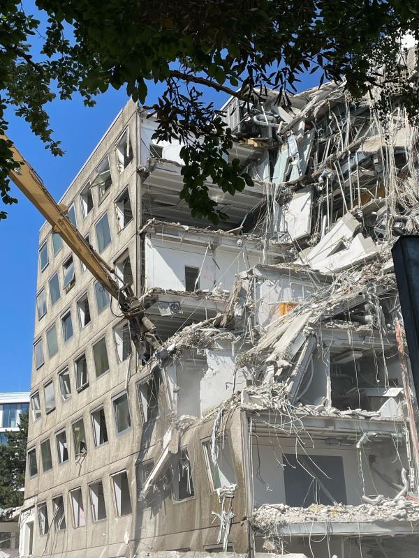 Abriss 2023, Foto: Hanno Plass