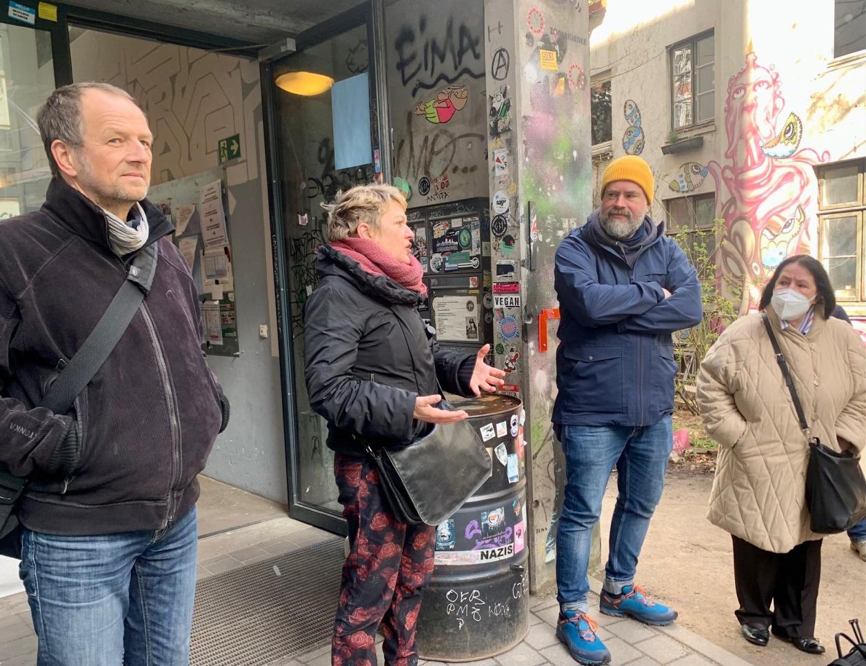 Baustellenbesuch „Gängeviertel“