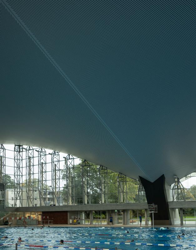 Alsterschwimmhalle, Foto: Heinz Brossolat