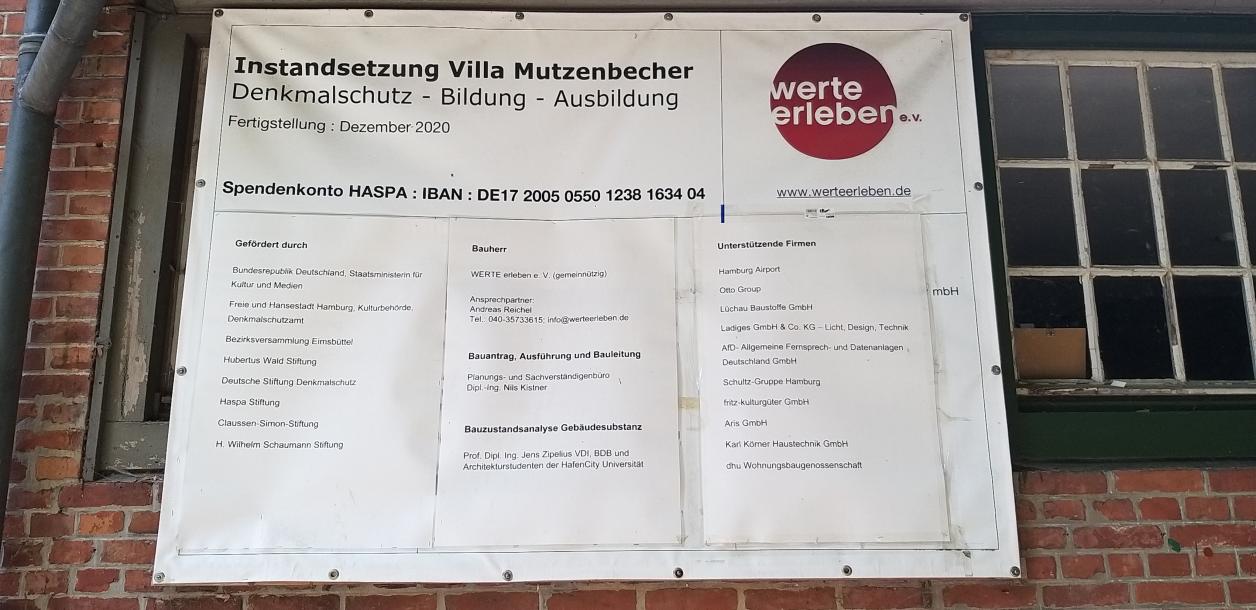 Besichtigung Villa Mutzenbecher