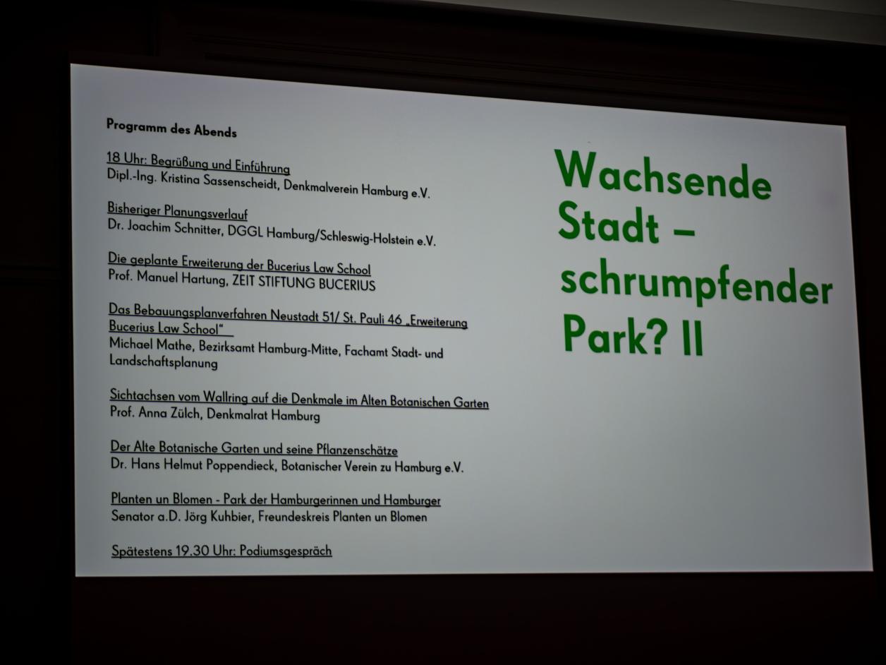 Agenda des Abends, Foto: Heinz Brossolat