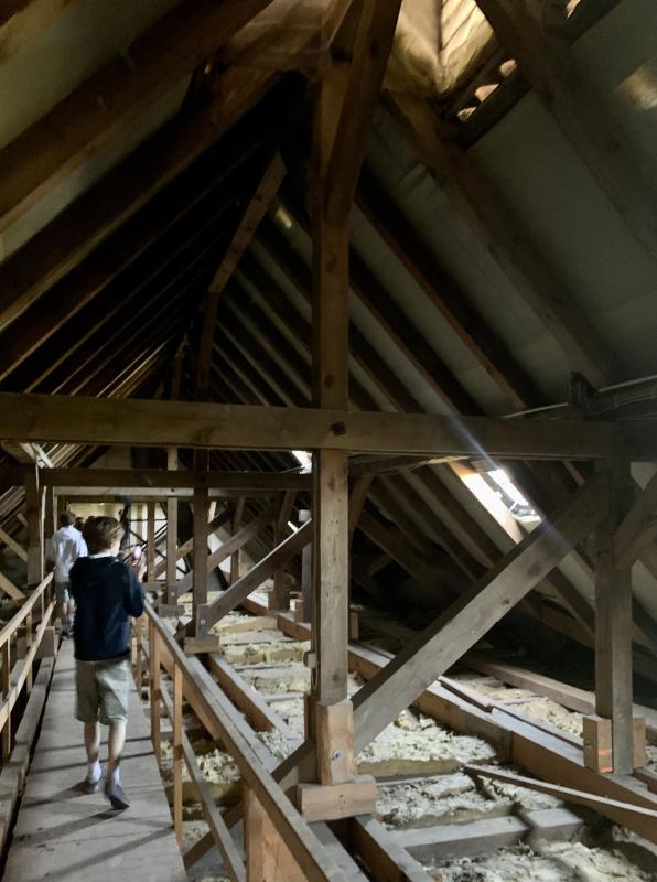 Dachboden-Erkundung am Johanneum, Foto: Kristina Sassenscheidt