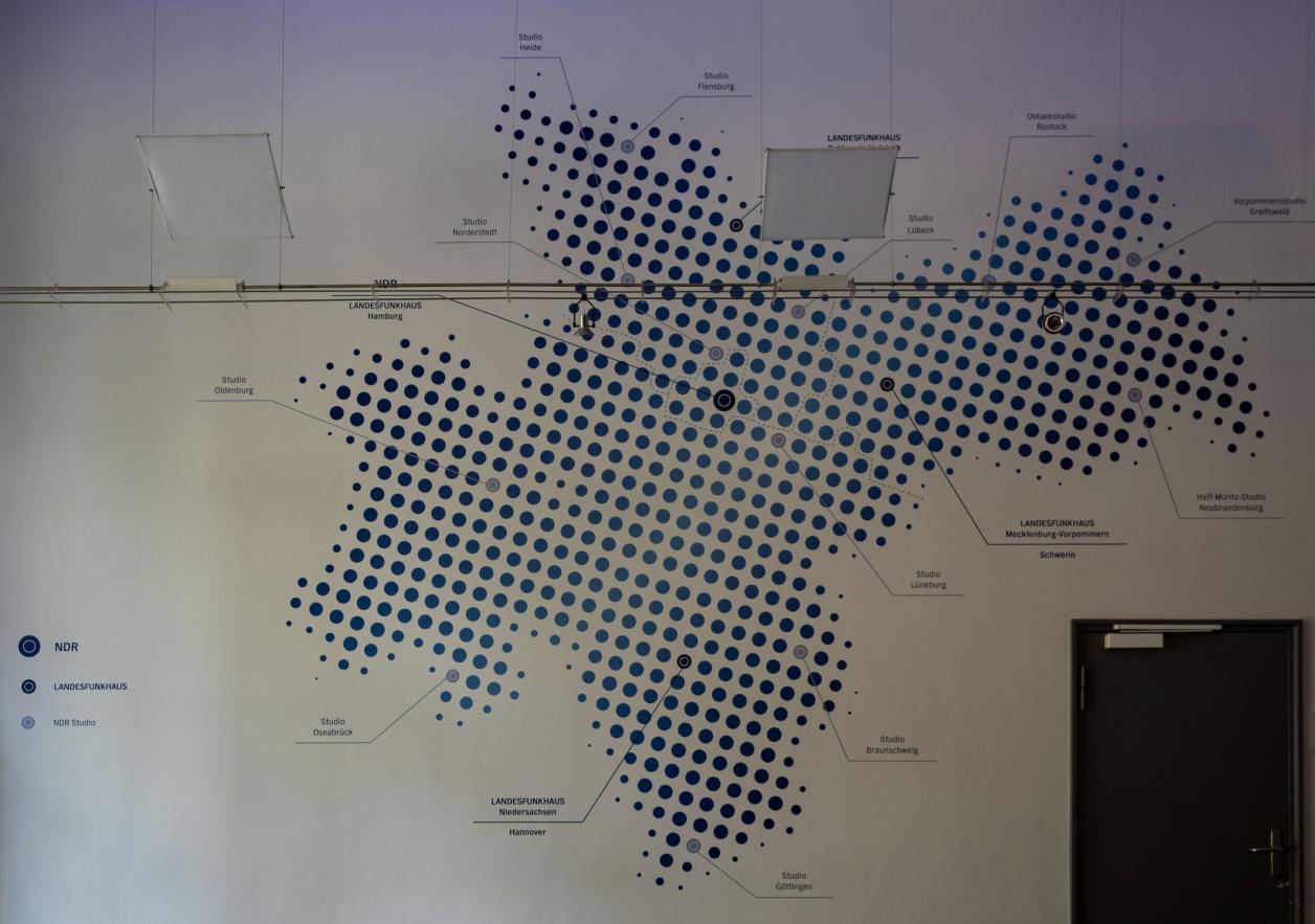Architektur und Kunst beim NDR, Foto: Heinz Brossolat