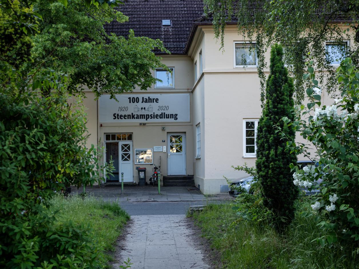 Rundgang durch die Steenkampsiedlung, Foto: Heinz Brossolat