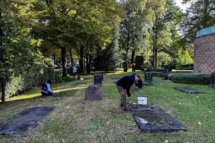 Zweiter Garteneinsatz Alter Hammer Friedhof