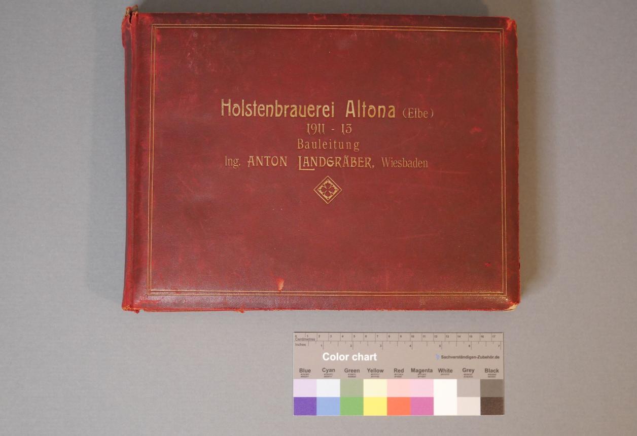 Restaurierung Fotoalbum Holstenbrauerei