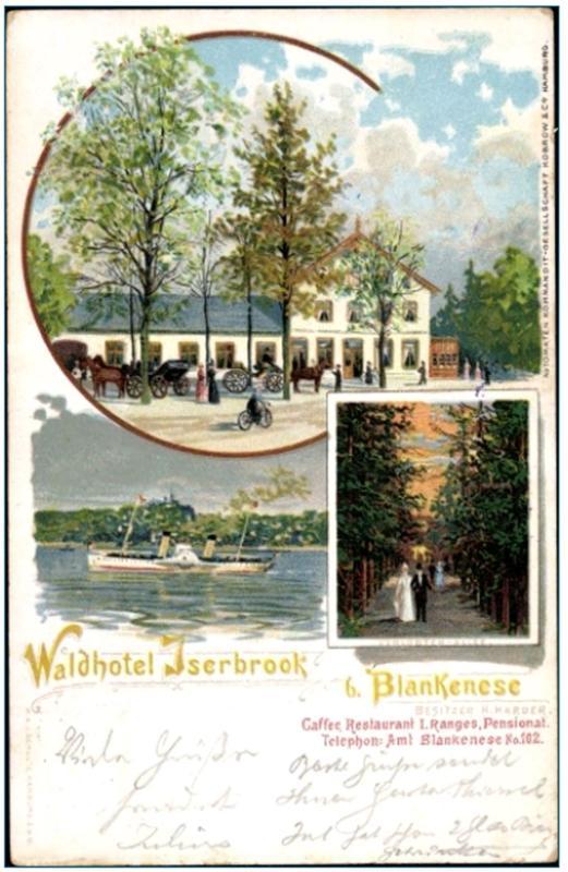 Historische Postkarte, Quelle: Blankeneser Bürgerverein