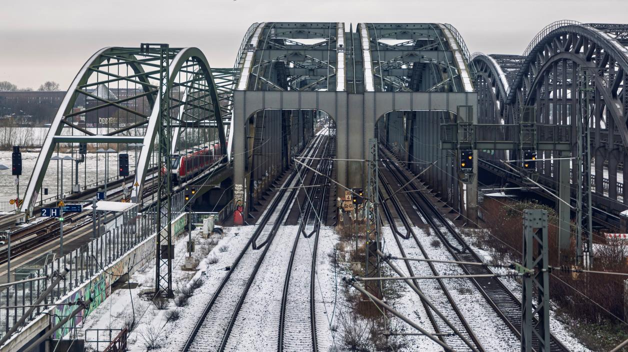 Die drei Br&uuml;cken im Januar 2025, Foto: Heinz Brossolat