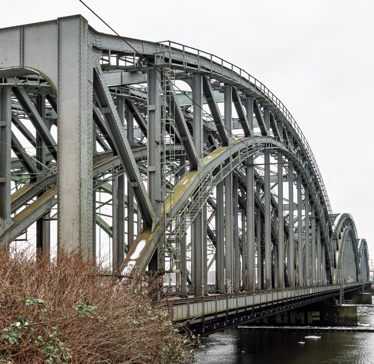 Norderelbbr&uuml;cke im Januar 2025, Foto: Heinz Brossolat