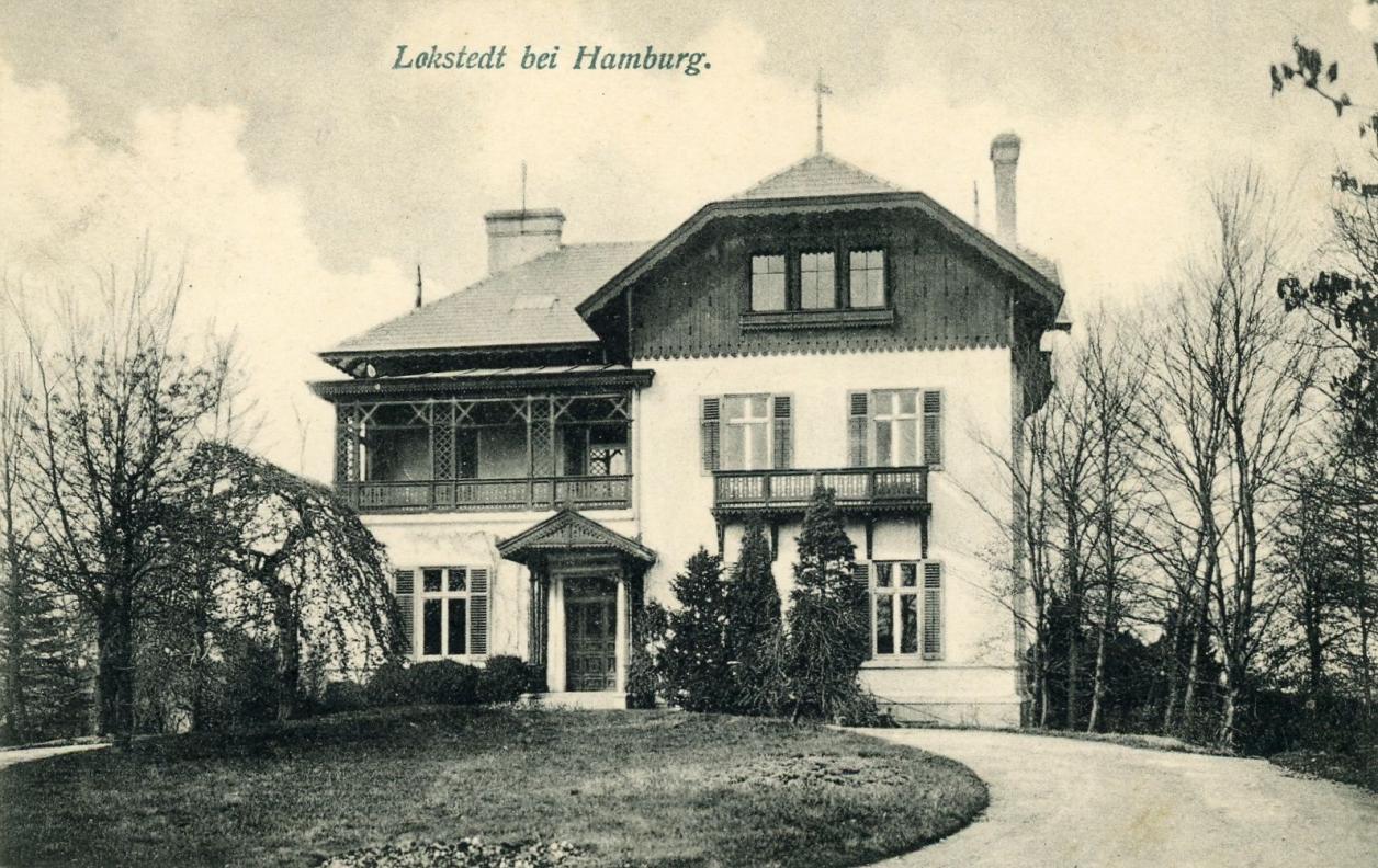 Historische Postkarte "Villa Burchard", Quelle: Sammlung Andreas Engel