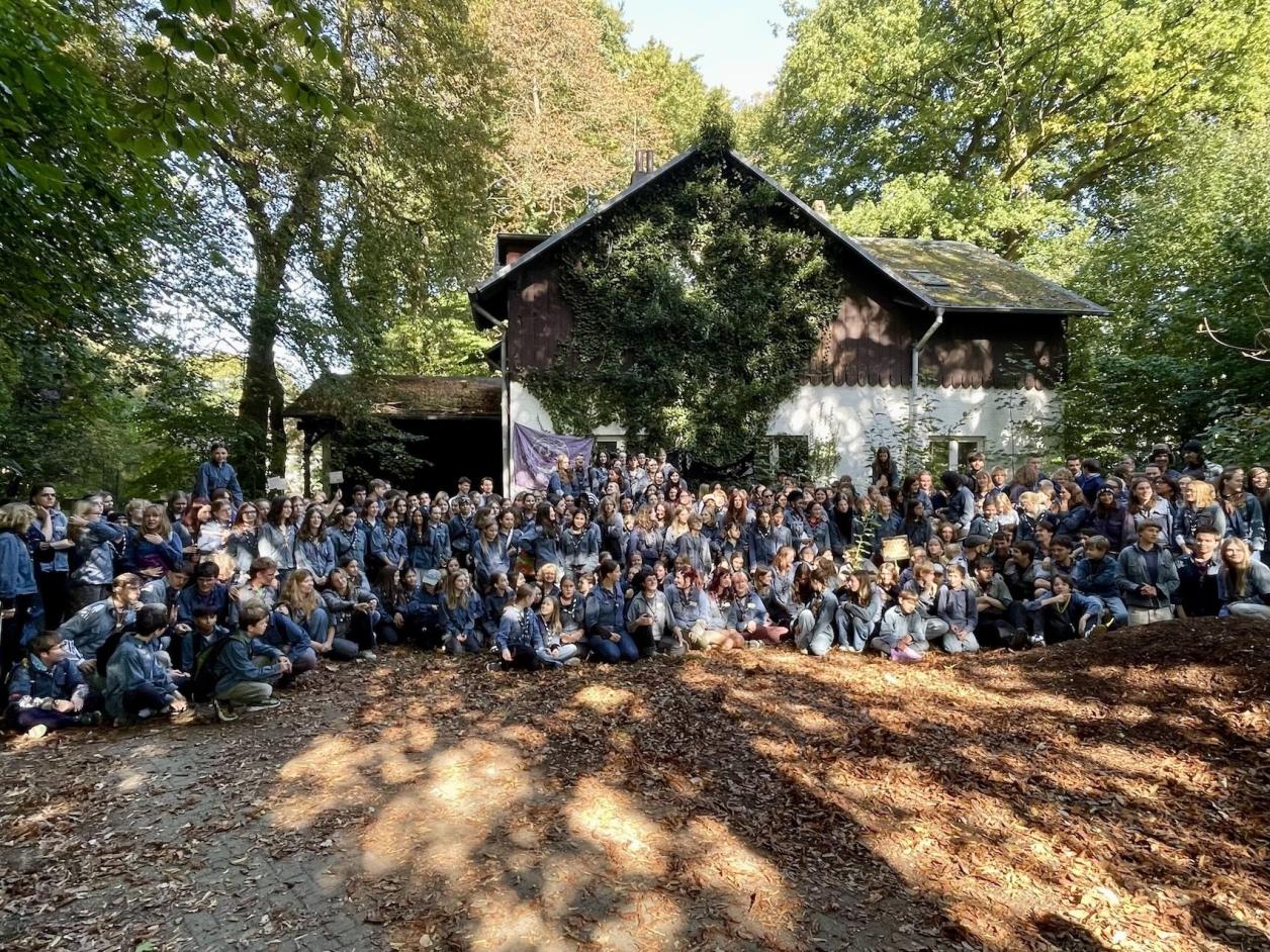 Kundgebung Pfadfinder:innen September 2025, Foto: Kristina Sassenscheidt