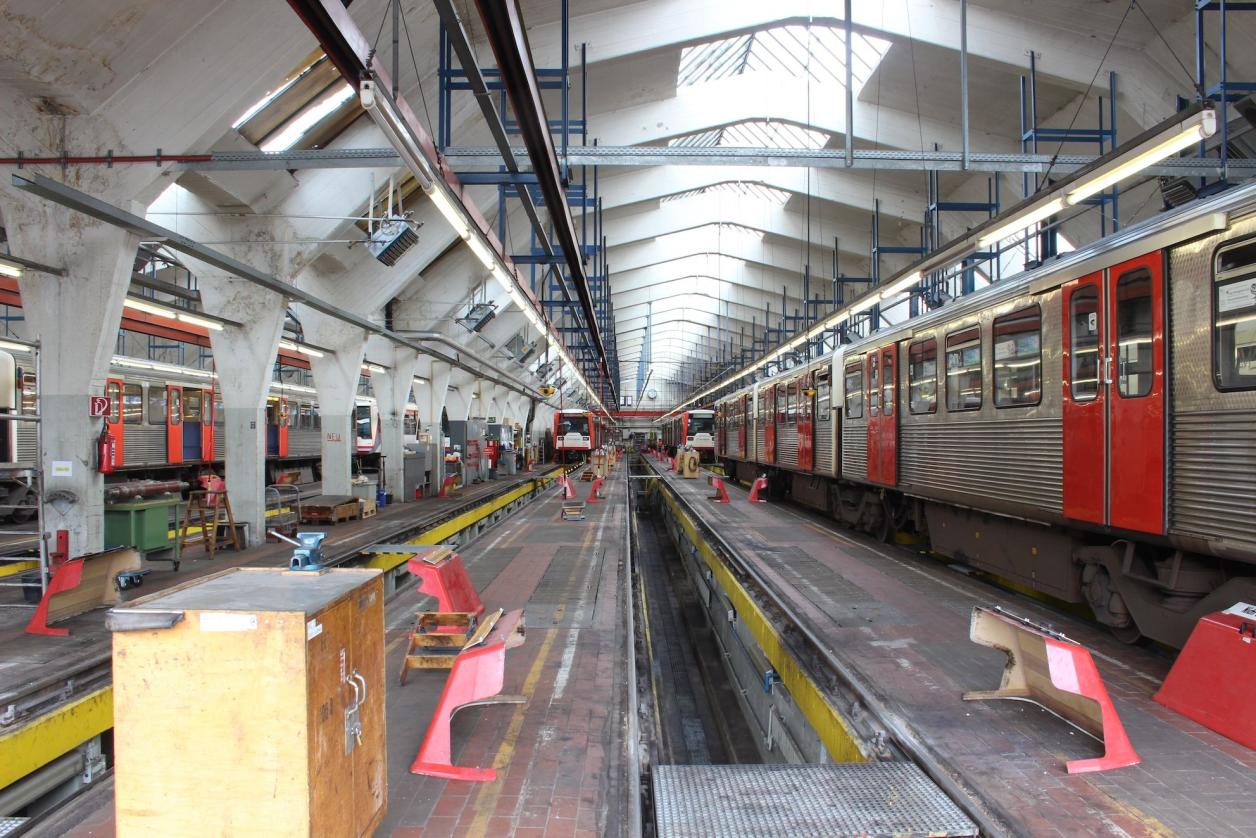 Triebwagenhalle in Barmbek, Foto: Sven Bardua