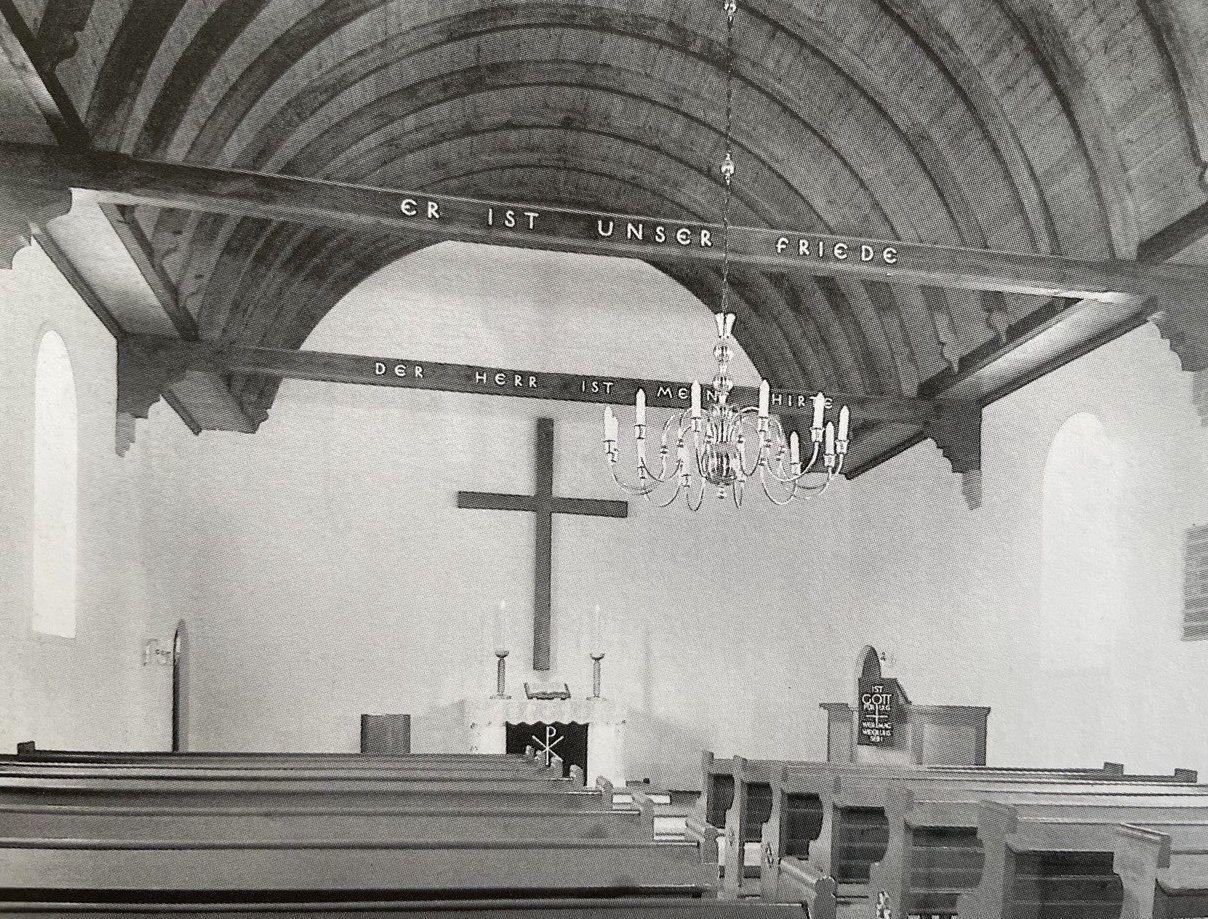 Historische Innenansicht Altar, Foto: privat