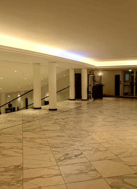 Foyer im Februar 2025, Foto: Heinz Brossolat