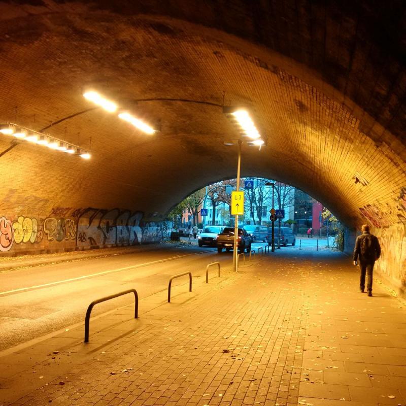 Eisenbahnüberführung Plöner Straße, 2019, Foto: Michael Jung