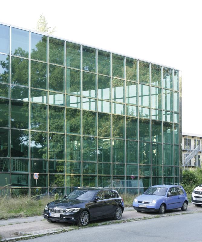 Verweister Firmensitz der ehem. Repro 68, Foto: MoA/Jörg Stiehler