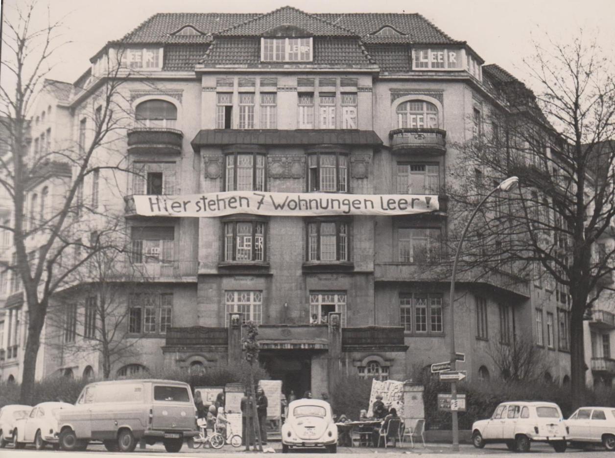 Transparent 1974, Foto: Mietergruppe Hayn-/Hegestraße