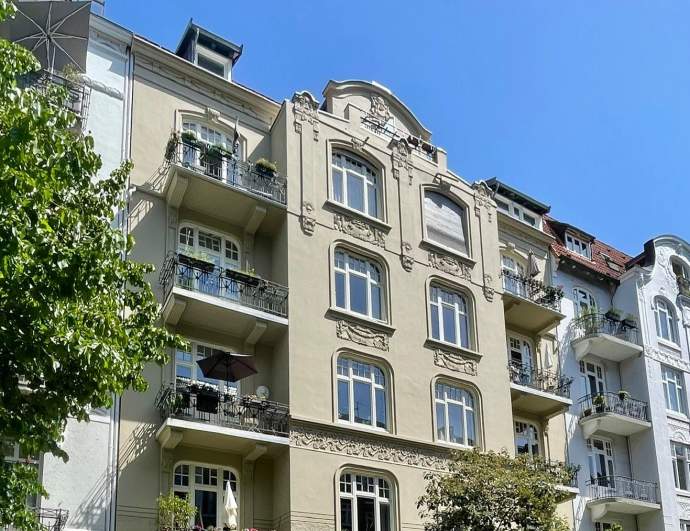 Denkmalschutz: Streit um bunte Fassaden in Hamburg-Eppendorf