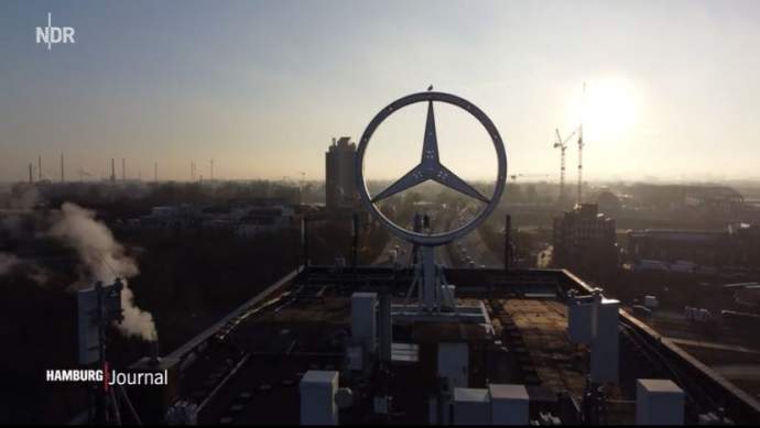 Mercedes-Stern in Rothenburgsort wird nicht verschrottet