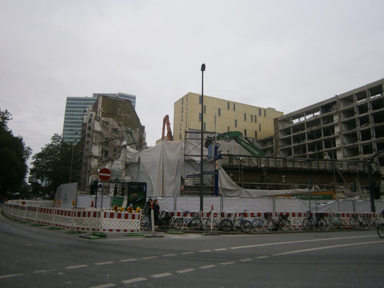 Die Abbruchbaustelle, Foto: Sarah C. Schreiner